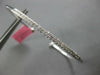 ESTATE .37CT DIAMOND 18KT WHITE GOLD 3D FLEXIBLE 2MM CUFF BANGLE BRACELET
