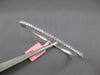 .85CT DIAMOND 14KT WHITE GOLD 3D CLASSIC ROUND SEMI ETERNITY 2MM BANGLE BRACELET