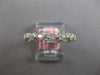 .24CT DIAMOND 14KT WHITE GOLD 3D 7 STONE FILIGREE MATTE & SHINY ANNIVERSARY RING