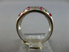 WIDE .88CT FANCY YELLOW DIAMOND & AAA RUBY 14KT YELLOW GOLD 3D ANNIVERSARY RING