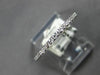 ESTATE .18CT DIAMOND 18KT WHITE GOLD 3D CLASSIC SEMI ETERNITY ANNIVERSARY RING