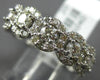 ESTATE 2.20CT DIAMOND 14KT WHITE GOLD 3D ROUND HALO ETERNITY ANNIVERSARY RING