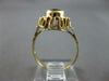 ANTIQUE LARGE 3.60CT AAA TOURMALINE 18KT YELLOW GOLD ELONGATED OVAL RING #27502