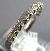 .58CT DIAMOND 14KT WHITE GOLD SHARED PRONG COMFORT FIT WEDDING ANNIVERSARY RING