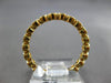 .50CT DIAMOND 18KT YELLOW GOLD FILIGREE ETERNITY BEZEL WEDDING ANNIVERSARY RING