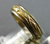 ESTATE 14K 2 TONE GOLD 3D FILIGREE HANDCRAFTED ETERNITY WEDDING ANNIVERSARY RING