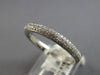 .42CT DIAMOND 18KT WHITE GOLD CLASSIC 3/4 ETERNITY PAVE WEDDING ANNIVERSARY RING