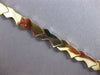 ESTATE 14KT WHITE & YELLOW GOLD 3D CLASSIC MATTE & SHINY MULTI BOW FUN BRACELET