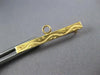 ANTIQUE CLASSIC 14KT YELLOW GOLD 3D FILIGREE BAR CHARM BABY PIN #27403