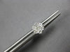 ESTATE .51CT DIAMOND 14KT WHITE GOLD 3D CLUSTER FLOWER FUN STUD EARRINGS