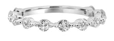 .81CT DIAMOND 18K WHITE GOLD CLASSIC ROUND 3/4 ETERNITY WEDDING ANNIVERSARY RING