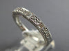 .32CT DIAMOND 14KT WHITE GOLD ROUND & BAGUETTE FILIGREE WEDDING ANNIVERSARY RING