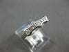 .35CT DIAMOND 14K WIHITE GOLD SEMI BEZEL 7 STONE ROUND WEDDDING ANNIVERSARY RING