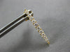 .52CT DIAMOND 18KT YELLOW GOLD 3D CLASSIC GRADUATING BAR FUN HANGING EARRINGS