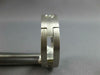 ESTATE .36CT DIAMOND 14KT WHITE GOLD SOLITAIRE MATTE FINISH ETOILE FUN MENS RING