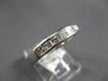 .68CT DIAMOND 14KT WHITE GOLD CLASSIC PRINCESS CHANNEL WEDDING ANNIVERSARY RING