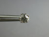 ESTATE .50CT DIAMOND 14KT WHITE GOLD 3D CLASSIC ROUND FOUR PRONG STUD EARRINGS