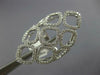 ESTATE LARGE 1.05CT DIAMOND 18KT WHITE GOLD MULTI OPEN GEOMETRIC SQUARE FUN RING