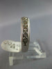 .55CT DIAMOND 14KT WHITE GOLD 3D FILIGREE SEMI ETERNITY WEDDING ANNIVERSARY RING