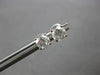 ESTATE .70CT DIAMOND 14K WHITE GOLD CLASSIC ROUND SOLITAIRE STUD EARRINGS #28174