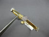 .31CT DIAMOND 14KT 2 TONE GOLD 3D PAST PRESENT FUTURE FLEXIBLE BANGLE BRACELET