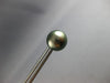 ESTATE LARGE AAA TAHITIAN PEARL 14KT WHITE GOLD 3D 11MM CLASSIC STUD EARRINGS