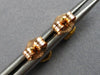 ESTATE .50CT DIAMOND 14KT ROSE GOLD CLASSIC ROUND INVISIBLE FLOWER STUD EARRINGS