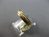 ESTATE 14K 2 TONE GOLD 3D FILIGREE HANDCRAFTED ETERNITY WEDDING ANNIVERSARY RING