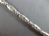 1.80CT DIAMOND 14KT WHITE GOLD PAST PRESENT FUTURE MATTE & SHINY TENNIS BRACELET