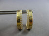 ESTATE .50CT DIAMOND 14KT YELLOW GOLD 3D CLASSIC OVAL HOOP EARRINGS #28150