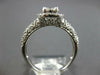 .72CT DIAMOND 14KT WHITE GOLD 3D PRINCESS MARQUISE AND ROUND HALO INVISIBLE RING