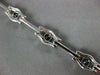5.16CT DIAMOND & AAA SAPPHIRE 14KT WHITE GOLD 3D ROUND OCTAGON TENNIS BRACELET