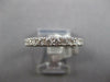 .87CT DIAMOND 18KT WHITE GOLD 3D 3MM COMFORT FIT 3/4TH ETERNITY ANNIVERSARY RING