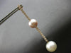 LARGE 1.81CT DIAMOND & AAA WHITE & PINK SOUTH SEA PEARL 18KT ROSE GOLD EARRINGS