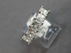 LARGE 1.85CT DIAMOND 14K WHITE GOLD 3D PRINCESS 5 STONE WEDDING ANNIVERSARY RING