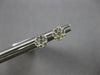 ESTATE SMALL .25CT DIAMOND 14K WHITE GOLD CLUSTER INVISIBLE FLOWER STUD EARRINGS