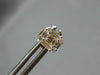 ESTATE .50CT DIAMOND 18KT YELLOW GOLD ROUND & BAGUETTE CLUSTER SQUARE EARRINGS