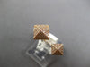 ESTATE .25CT DIAMOND 14KT ROSE GOLD 3D CLASSIC DOUBLE PYRAMID FUN RING