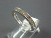 1.0CT DIAMOND 14KT WHITE GOLD 3D CLASSIC CHANNEL SEMI ETERNITY ANNIVERSARY RING