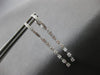 .93CT DIAMOND 18K WHITE GOLD 3D BY THE YARD CLIP ON CHANDELIER HANGING EARRINGS