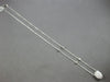 LARGE .67CT DIAMOND 18K WHITE GOLD INVISIBLE OVAL HALO BY THE YARD LOVE NECKLACE