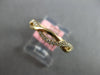 ESTATE .24CT DIAMOND 14KT YELLOW GOLD CLASSIC INFINITY 3/4TH ETERNITY LOVE RING