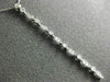 ESTATE .24CT DIAMOND 14K WHITE GOLD 3D ELONGATED MARQUISE SHAPE JOURNEY PENDANT|WC8721D-1