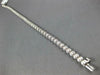ESTATE 1.0CT DIAMOND 14K WHITE GOLD 3D ROUND BEZEL PRONG CLASSIC TENNIS BRACELET