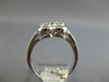 ESTATE .42CT DIAMOND 14KT WHITE GOLD CLASSIC DOUBLE HEART FILIGREE FUN LOVE RING