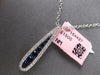 79CT DIAMOND & AAA SAPPHIRE 18KT WHITE GOLD JOURNEY ELONGATED FLOATING PENDANT