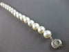 LARGE & LONG AAA SOUTH SEA PEARL 14K WHITE GOLD 3D 11MM FILIGREE BRACELET #27563