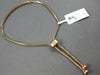 ESTATE LONG .50CT DIAMOND 14KT ROSE GOLD CLASSIC BAR ADJUSTABLE ETOILE BRACELET