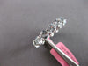4.99CT AAA AQUAMARINE 14KT WHITE GOLD 3D ROUND CLASSIC ETERNITY ENGAGEMENT RING