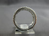 WIDE 1.05CT DIAMOND 18K WHITE GOLD CROWN 3/4TH ETERNITY WEDDING ANNIVERSARY RING